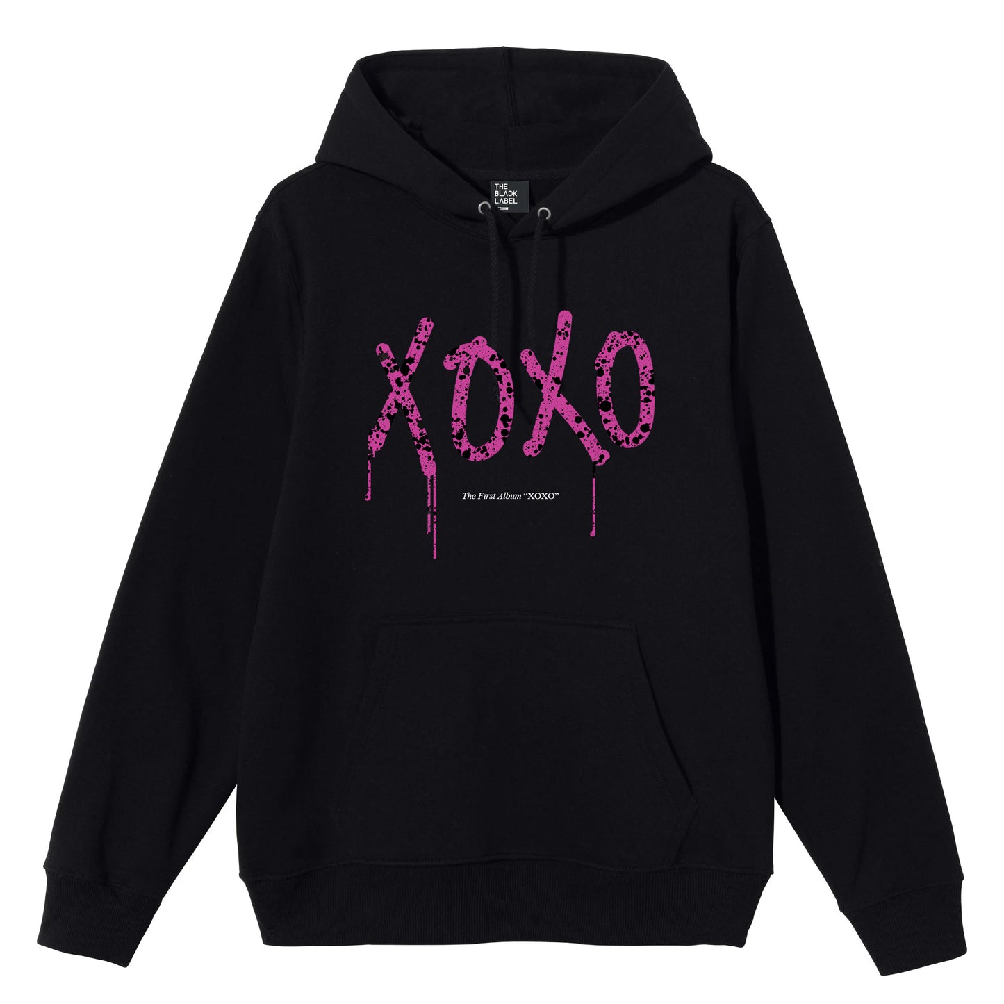 JEON SOMI XOXO Splatter Logo Pulllover Hoodie