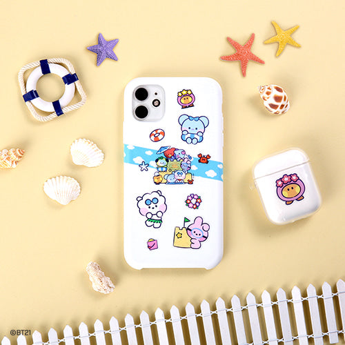 BT21 minini Summer Sky Clear Sticker