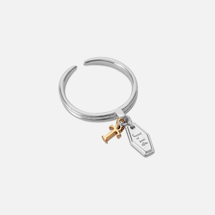 NCT Artist Birthday Initial Silver Ring