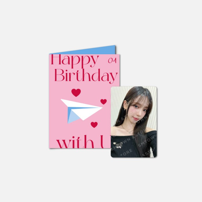 aespa KARINA Artist Birthday Brooch & Birthday Card