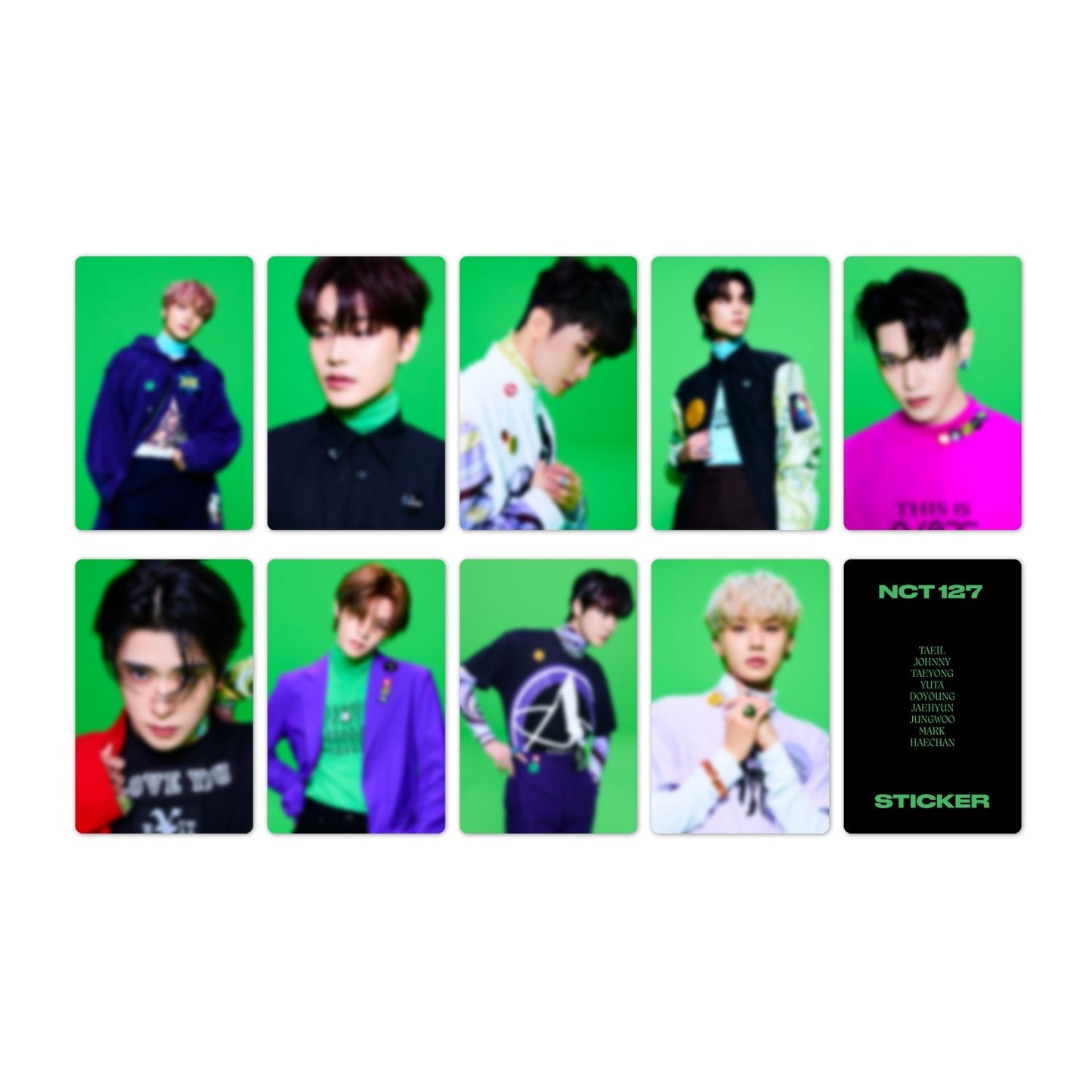 NCT 127 The 3rd Album STICKER Short Sleeve T-Shirts Deluxe Box (Small)
