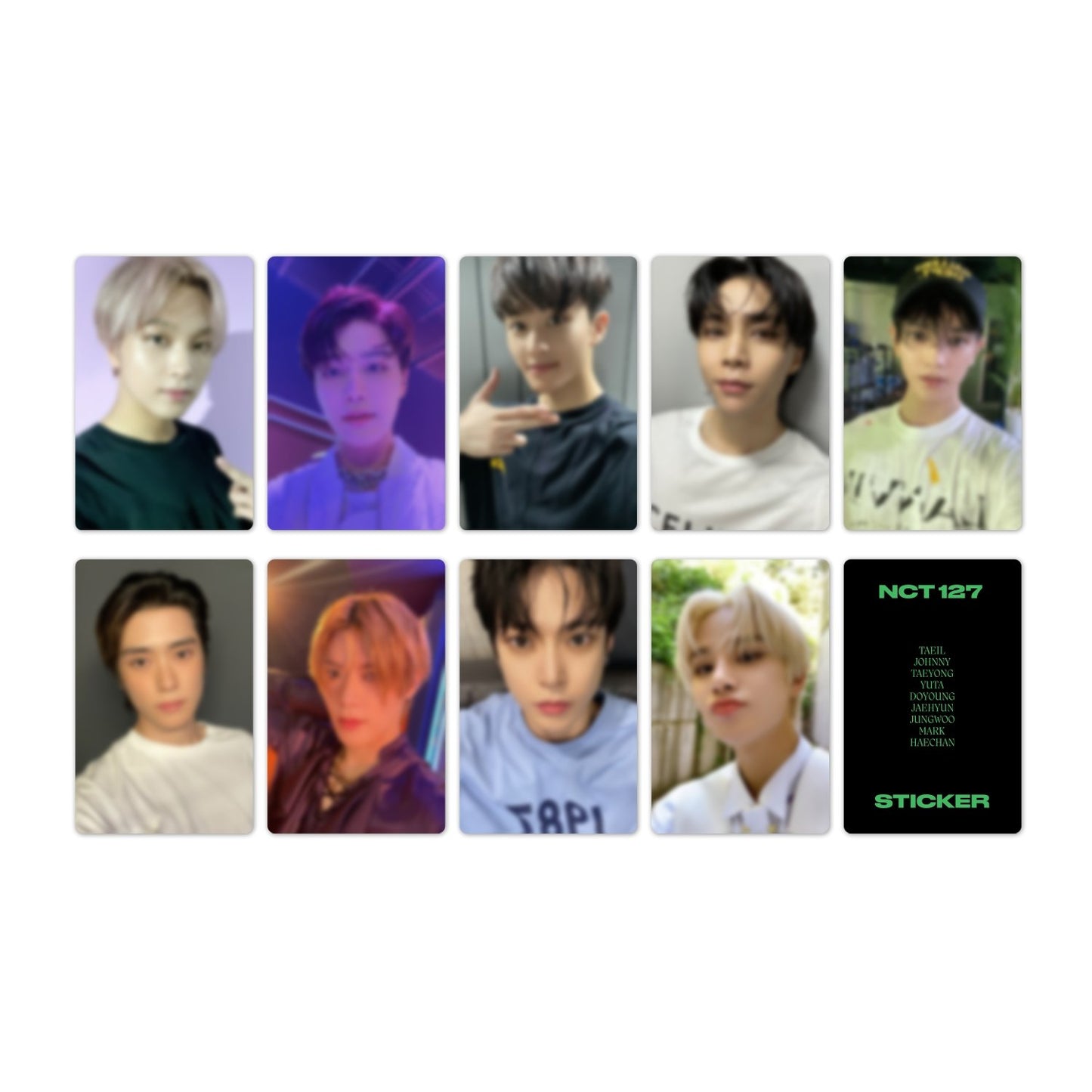 NCT 127 The 3rd Album STICKER Short Sleeve T-Shirts Deluxe Box (Small)