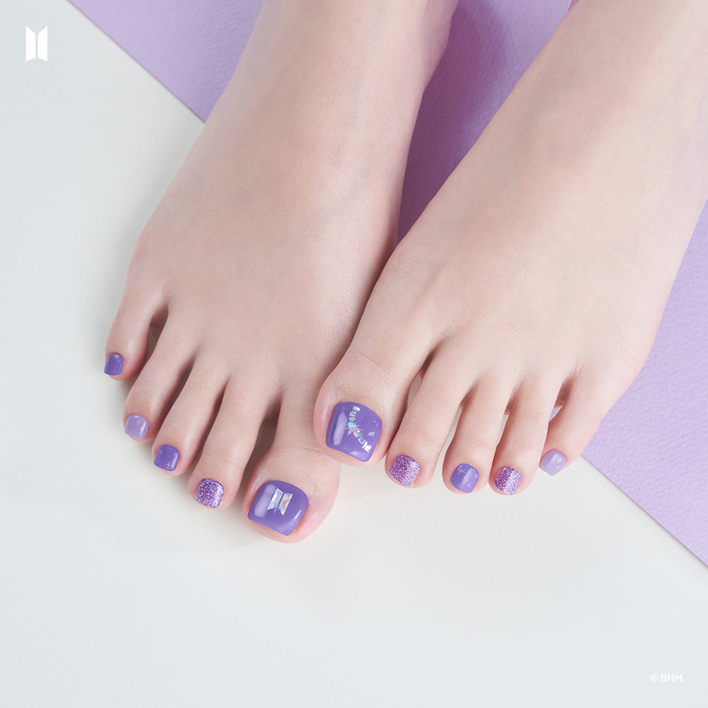 BTS X Gelato Factory Jellymix Pedi : Purple Ping Pong