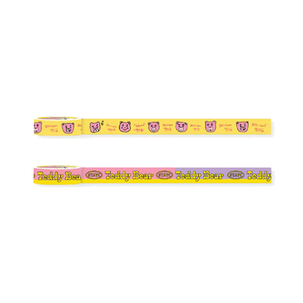 STAYC Teddy Bear Pop-Up House Masking Tape Set