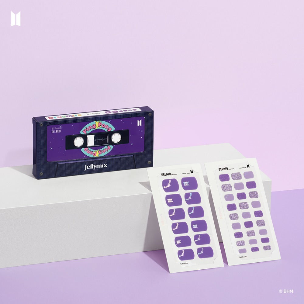 BTS X Gelato Factory Jellymix Pedi : Purple Ping Pong