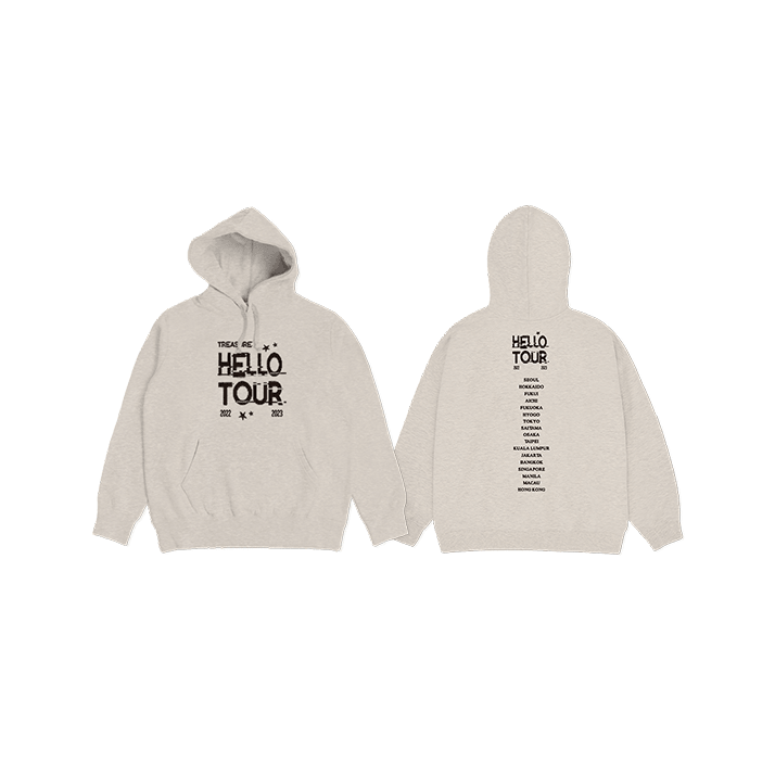 TREASURE HELLO TOUR Hoodie (Oatmeal)