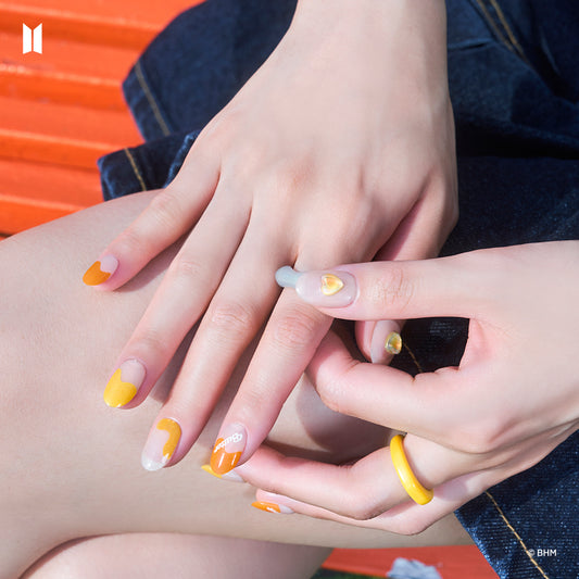 BTS X Gelato Factory Jellymix Nail : Melting Yellow