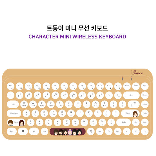 TWICE 2019 TWICELIGHTS Character Mini Wireless Keyboard