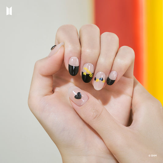 BTS X Gelato Factory Jellymix Nail : Love Black