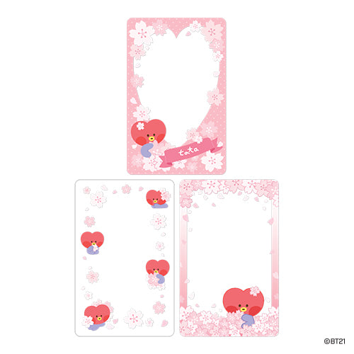 BT21 minini Cherry Blossom Photocard Frame