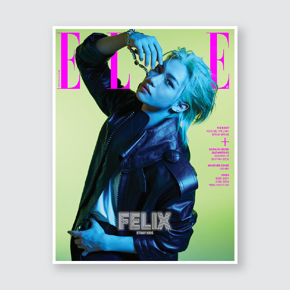 ELLE Korea Magazine May 2023 : ITZY Yeji & STRAY KIDS Felix Cover