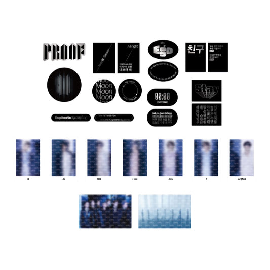 BTS EXHIBITION PROOF Lucky Draw (Sticker Set)