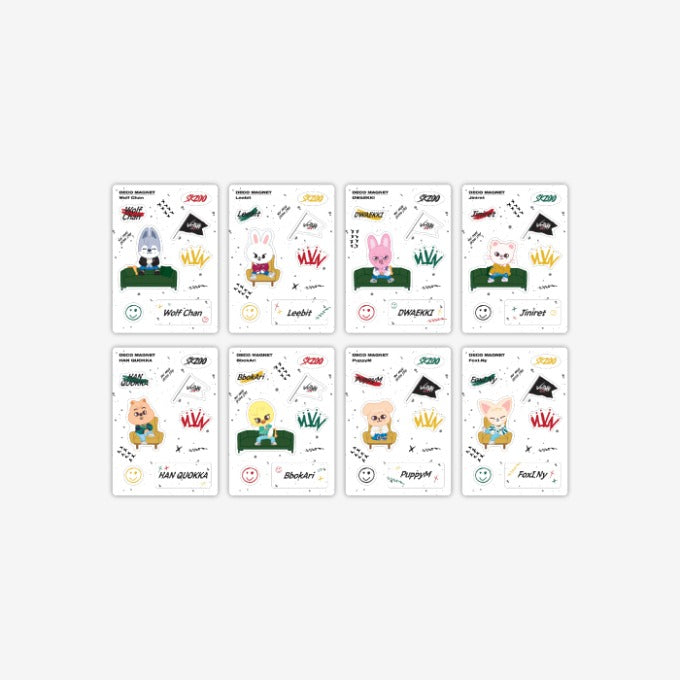 (PRE-ORDER) STRAY KIDS Pop Up Store SKZOO Deco Magnet