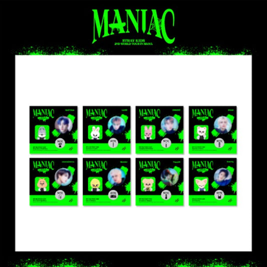 STRAY KIDS 2nd World Tour MANIAC in Seoul SKZOO Pin Button Set