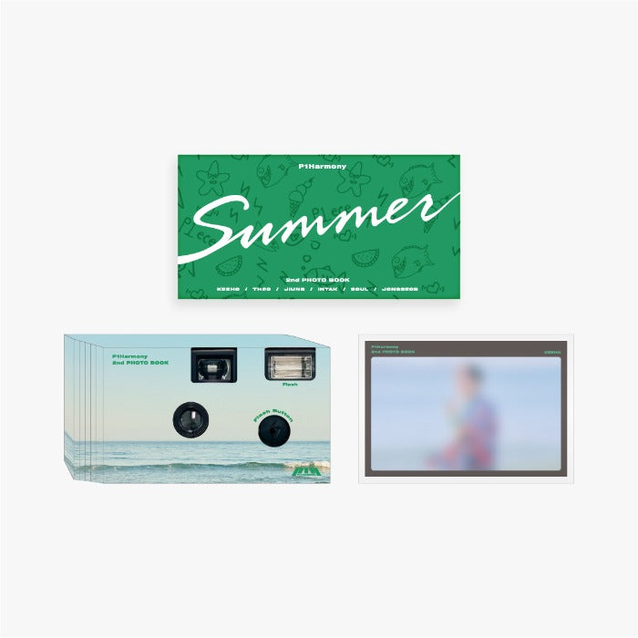 P1HARMONY 2nd Photobook Summer Film Camera & Photo Set