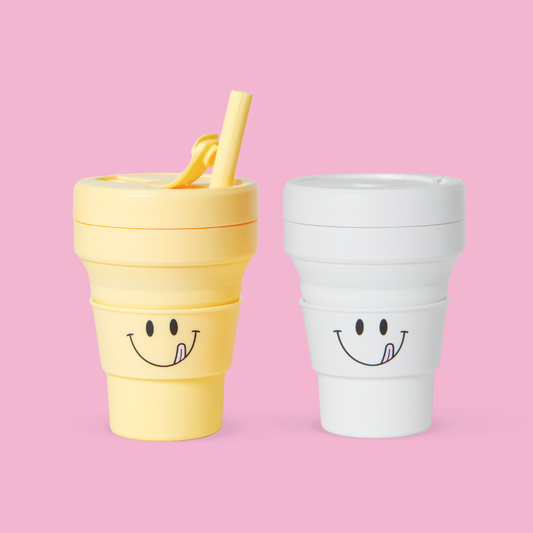 KNOTTED Smile Stojo Tumbler (Yellow)