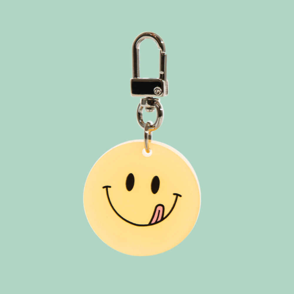 KNOTTED Smiley Recycled Keyring