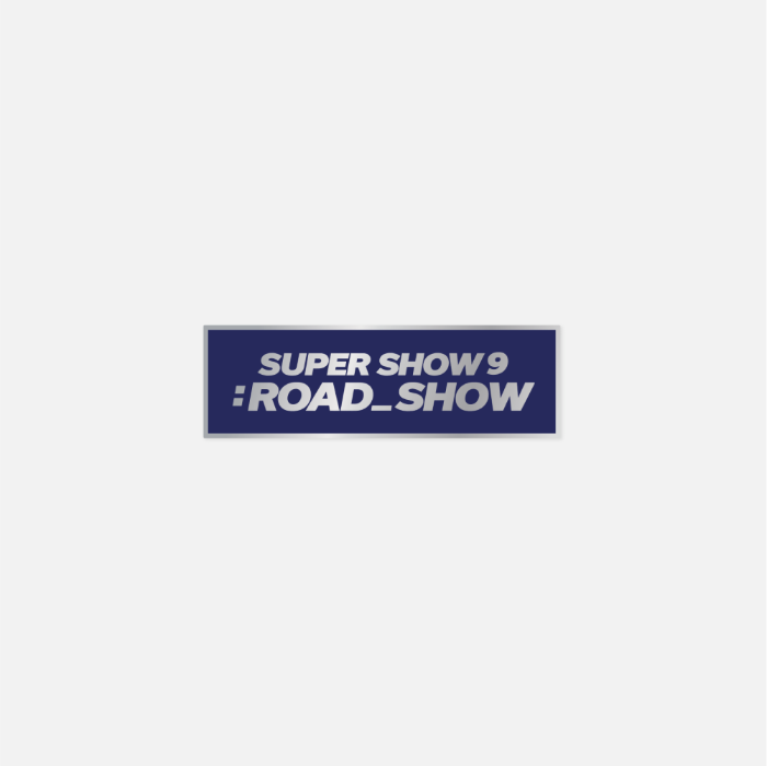 SUPER JUNIOR [Super Show 9 : ROAD_SHOW] Badge (Concert Ver.)