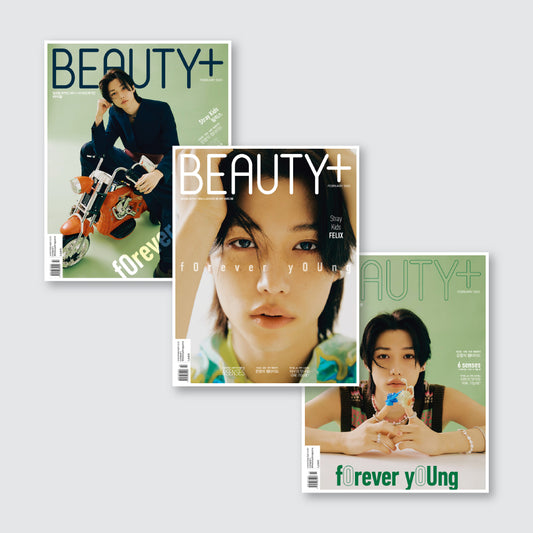 BEAUTY+ Korea Magazine February 2023 : STRAY KIDS Felix Cover