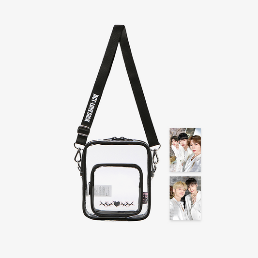 (PRE-ORDER) TXT ACT:LOVESICK Clear Cross Bag (clear)