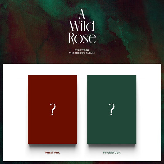 SUPER JUNIOR Ryeowook 3rd Mini Album : A Wild Rose