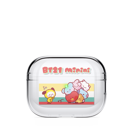 BT21 minini Pink Toys AirPods Pro 2 Clear Case