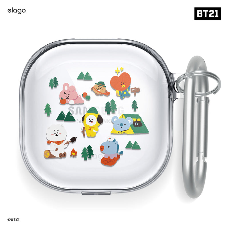 BT21 Green Planet Buds 2 / Pro / Live Clear Case