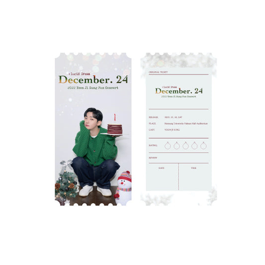 YOON JISUNG December. 24 : Lucid Dream Original Ticket Set
