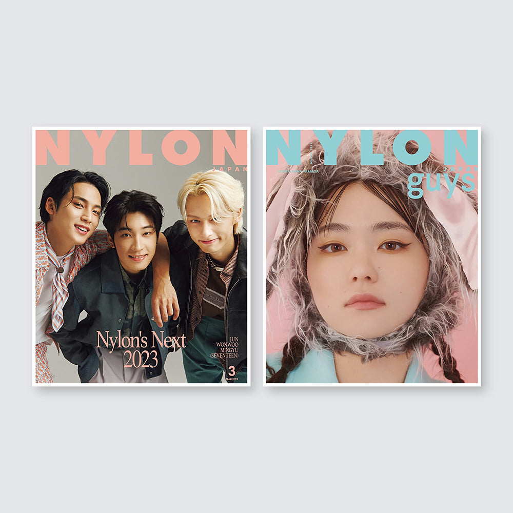 NYLON JAPAN Magazine March 2023 : SEVENTEEN JUN, WONWOO, MINGYU