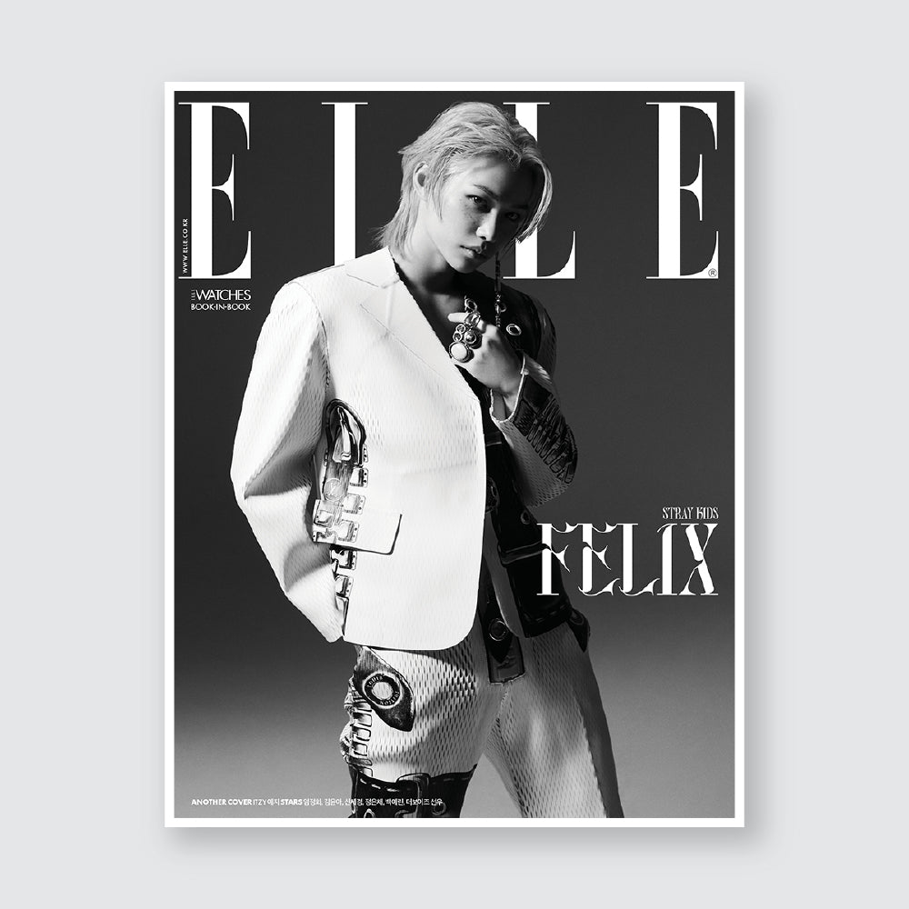 ELLE Korea Magazine May 2023 : ITZY Yeji & STRAY KIDS Felix Cover