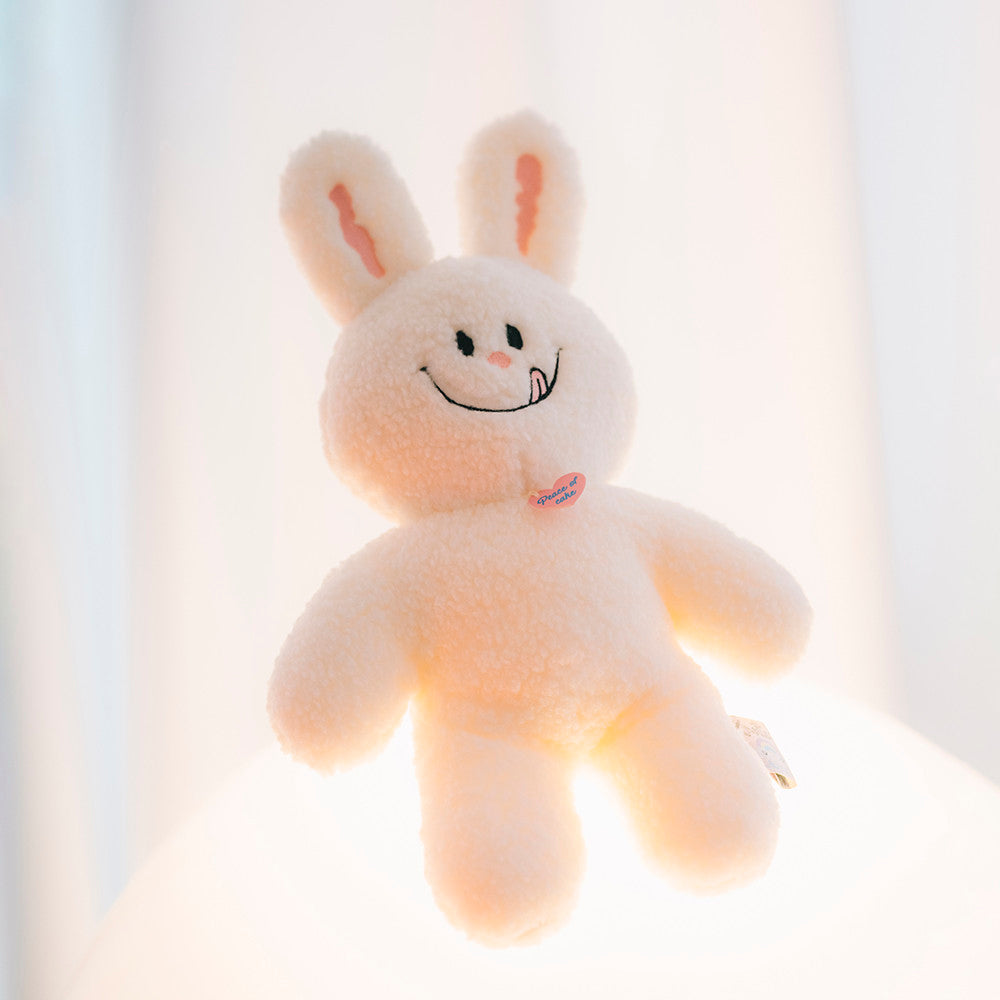 KNOTTED Cream Bunny Doll