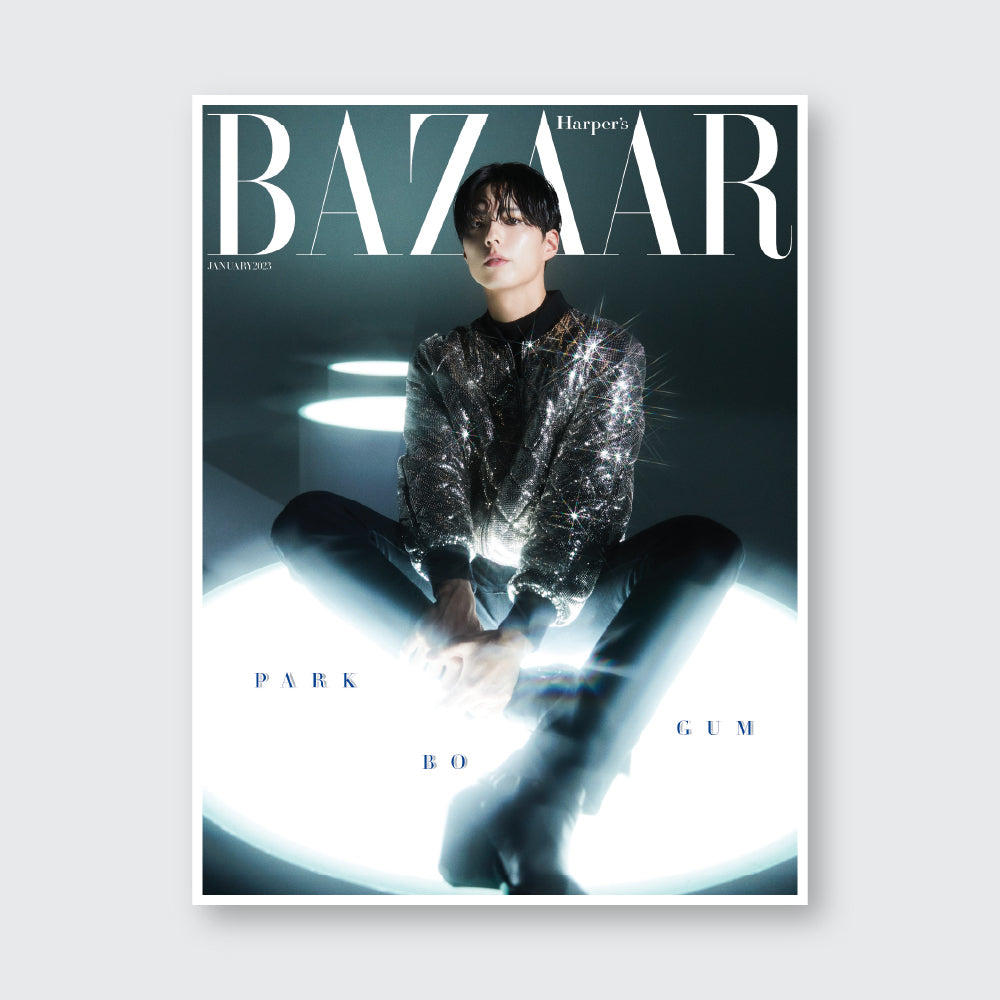 BAZAAR Korea Magazine January 2023 : Park Bo Gum Cover