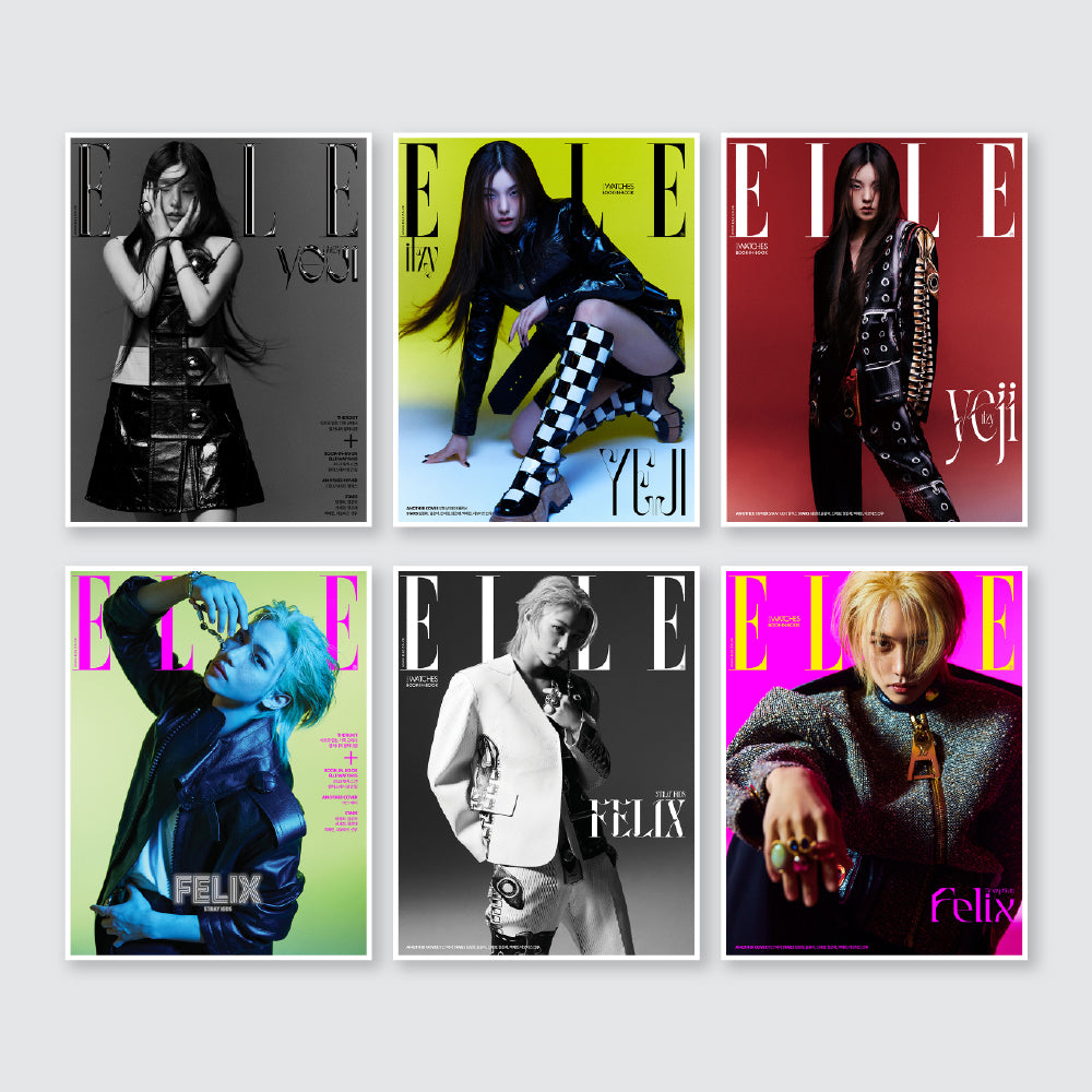 ELLE Korea Magazine May 2023 : ITZY Yeji & STRAY KIDS Felix Cover