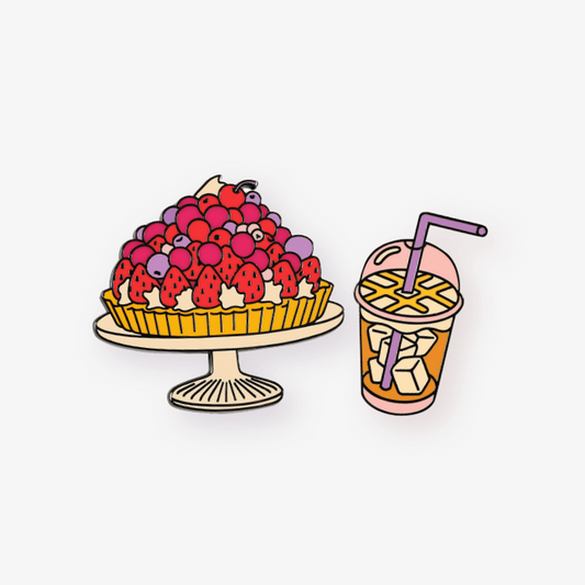 TXT Taehyun's Bake Shop Badge Set