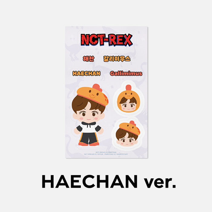 NCT DREAM X PINKFONG Removable Luggage Sticker