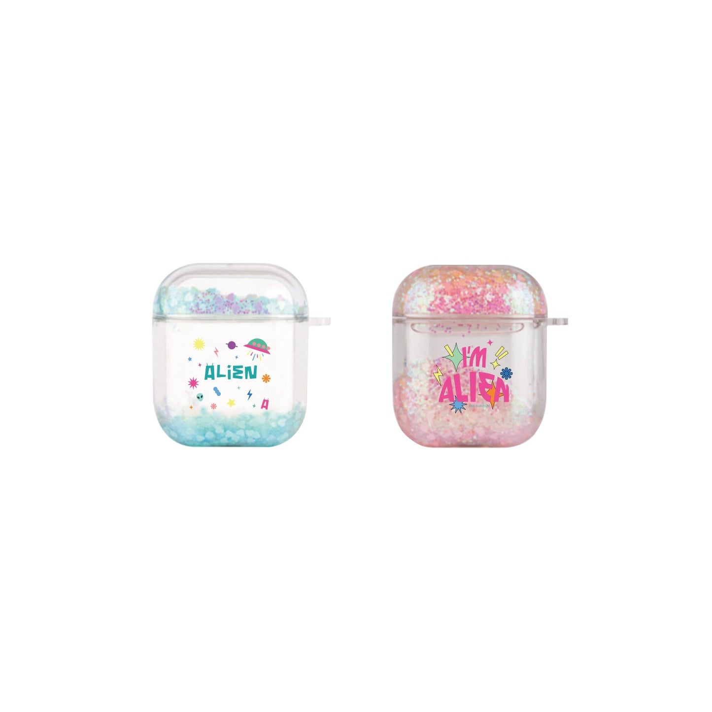 AKMU SUHYUN ALiEN AirPods Glitter Case