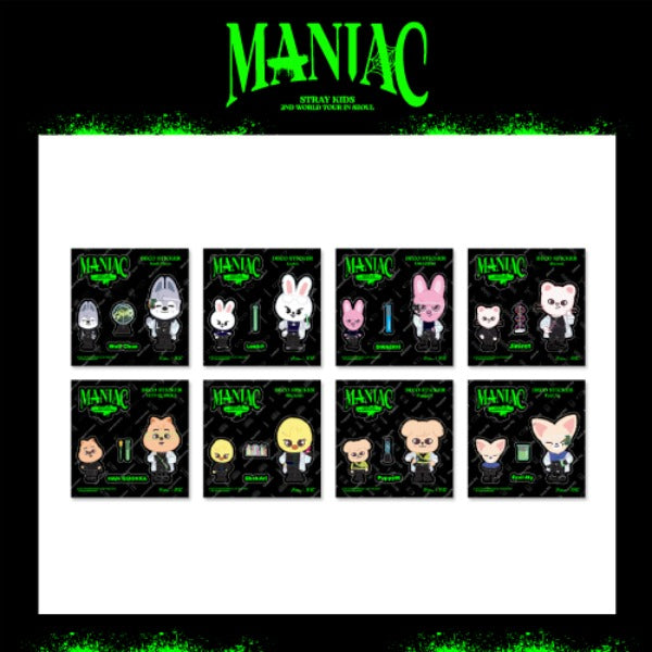 STRAY KIDS 2nd World Tour MANIAC in Seoul SKZOO Deco Sticker Set