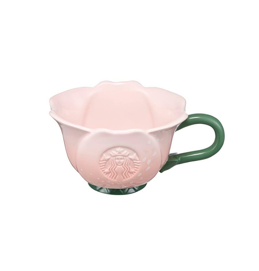 Starbucks Korea 22 Cherry Blossom Flower Petal Ceramic Mug 355ml