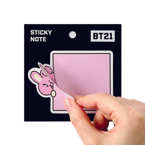 BT21 Square Sticky Note Memo Pad