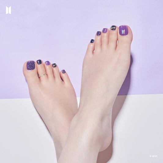 BTS X Gelato Factory Jellymix Pedi : Midnight Purple