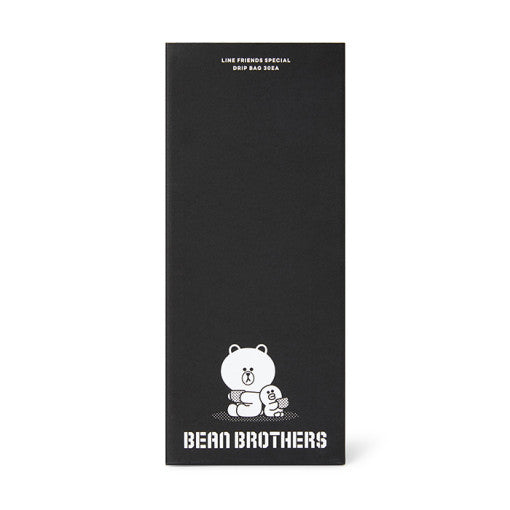 LINE FRIENDS BEAN BROTHERS BROWN SUIT Special Drip Coffee Set