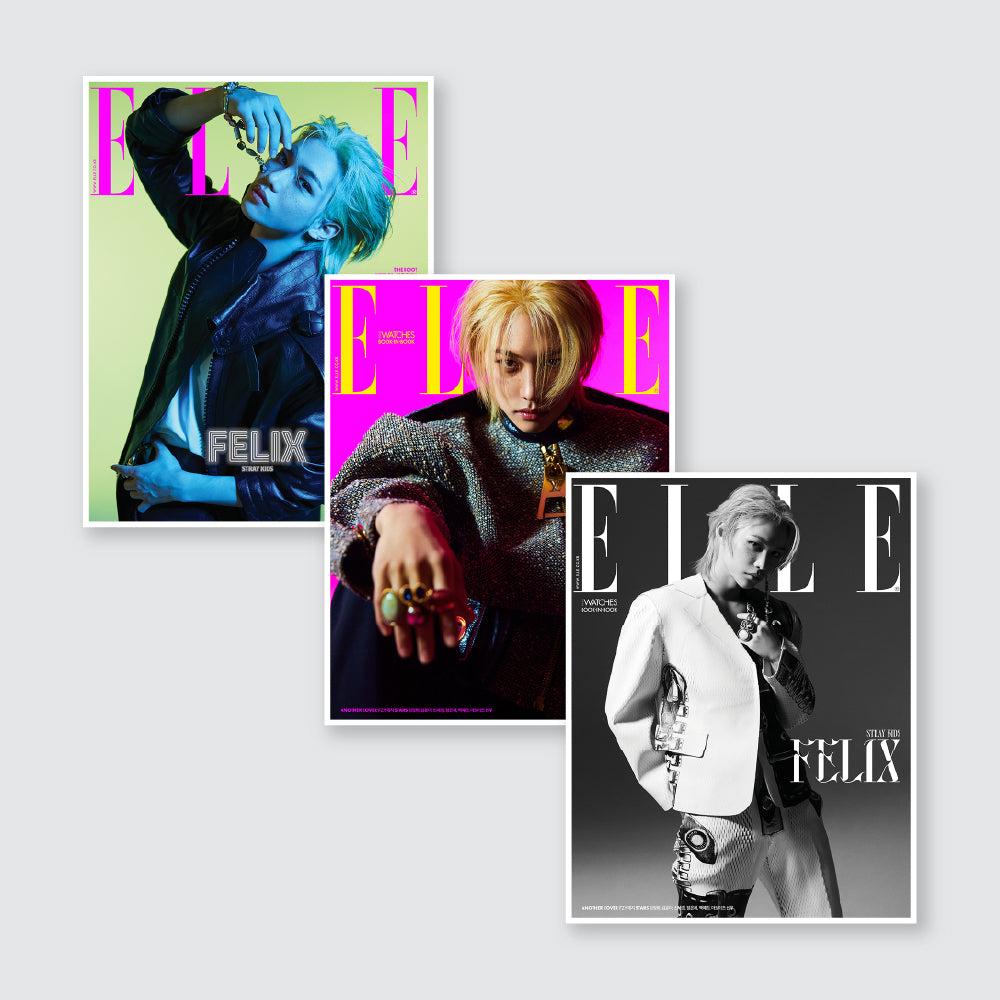 ELLE Korea Magazine May 2023 : ITZY Yeji & STRAY KIDS Felix Cover