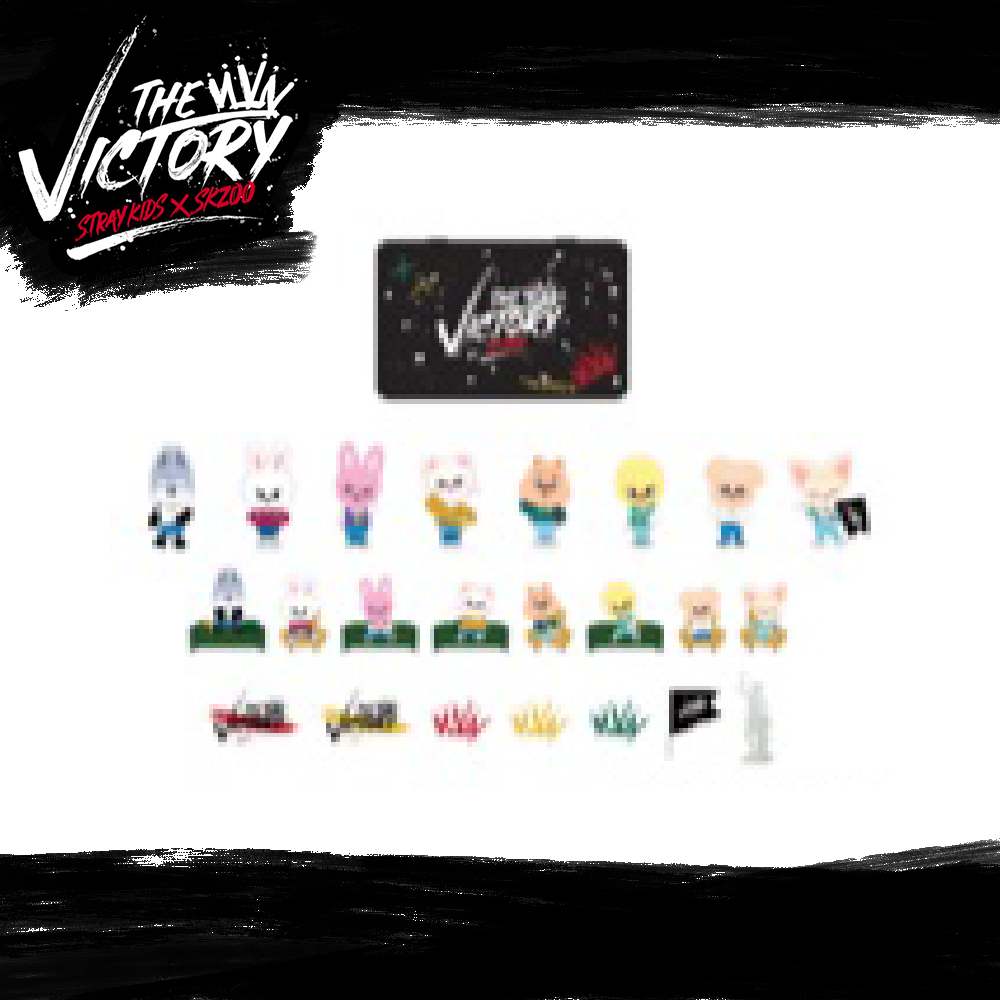 STRAY KIDS Pop Up Store SKZOO Tin Case & Sticker Set