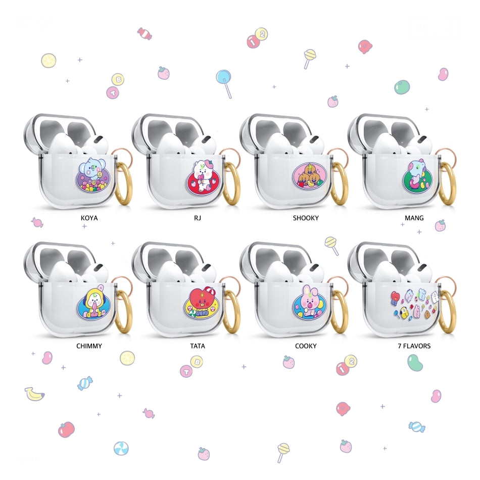 BT21 AirPods Pro Clear Case