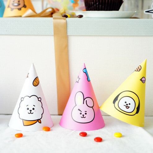 BT21 DIY Birthday Cone Hat