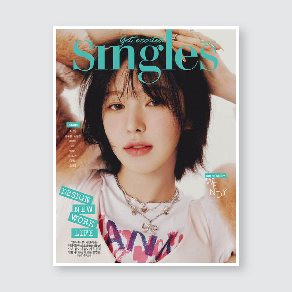 Singles Korea Magazine February 2023 : RED VELVET Wendy Cover
