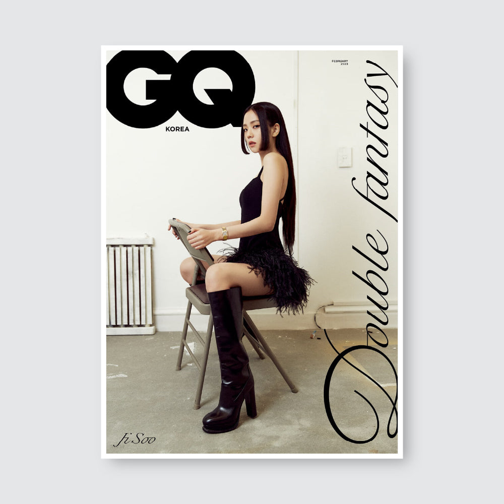 GQ Korea Magazine February 2023 : BLACKPINK JISOO Cover