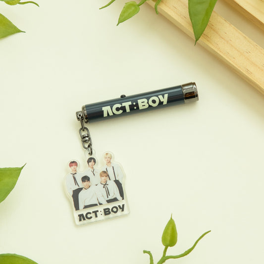 TXT ACT:BOY LED Keyring