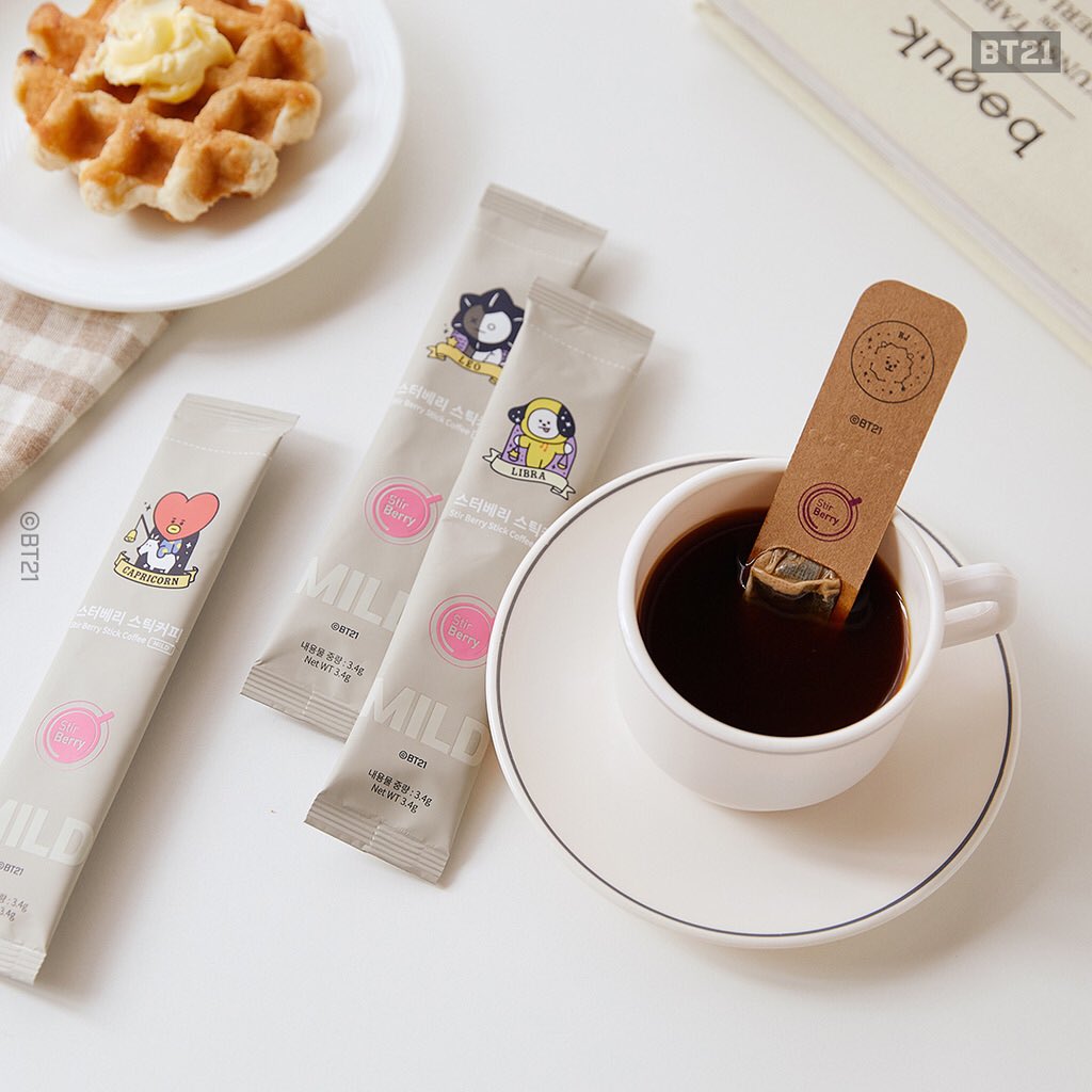 BT21 Stirberry Stick Coffee (Dark)