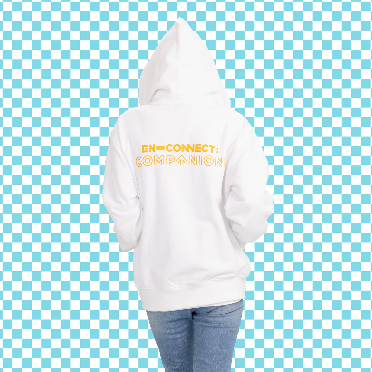 ENHYPEN EN-CONNECT: COMPANION Zip-Up Hoodie (White)